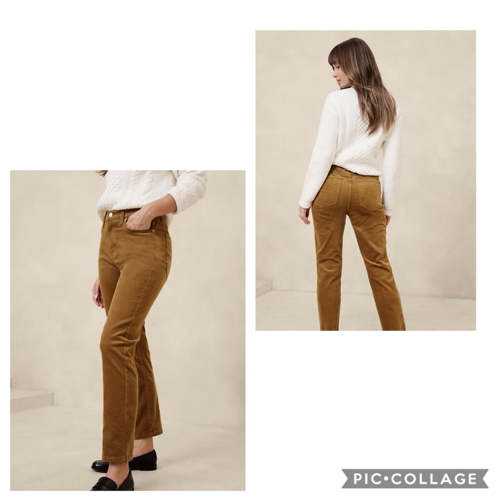 New with tags. Banana Republic HIGH-RISE SLIM CORDUROY PANT